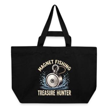 Magnet Fishing Treasure Hunter - Recycled Shopping Bag Stanley/Stella - black - Front