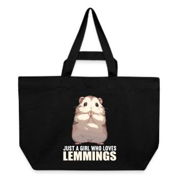 Lemmings Lemming - Recycled Shopping Bag Stanley/Stella - black - Front