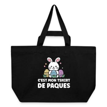 hUMOUR EASTER - Recycled Shopping Bag Stanley/Stella - black - Front