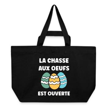 Easter egg hunt - Recycled Shopping Bag Stanley/Stella - black - Front