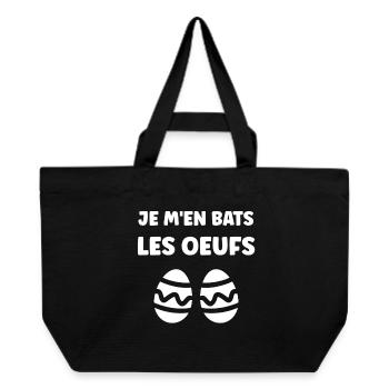 EASTER EGGS - Recycled Shopping Bag Stanley/Stella - black - Front