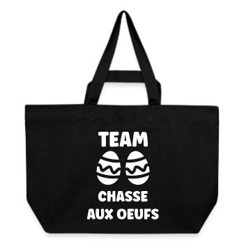 Easter egg hunt - Recycled Shopping Bag Stanley/Stella - black - Front