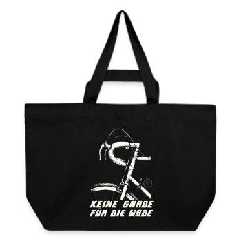 No mercy for the calf - Road Bike Sport - Recycled Shopping Bag Stanley/Stella - black - Front