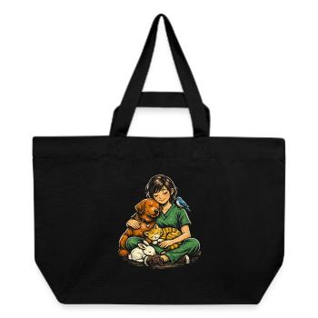 Veterinarian Veterinarian - Recycled Shopping Bag Stanley/Stella - black - Front