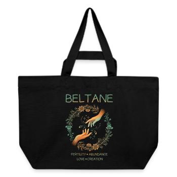Beltane Fruchtbarkeit Fülle Liebesschöpfung - Recycelte Shopping Bag von Stanley/Stella - Schwarz - Vorne