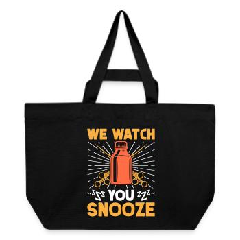 Anesthésiste Regarde Snooze Anesthesia - Cabas recyclé Stanley/Stella - noir - Devant