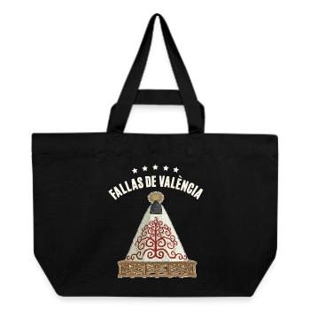 Fallas de Valencia Flowers - Recycled Shopping Bag Stanley/Stella - black - Front
