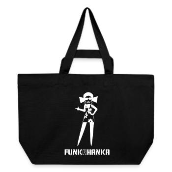 FUNK A HANKA - Recycled Shopping Bag Stanley/Stella - black - Front