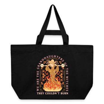 Feminist We Are The Granddaughters Statement - Recycled Shopping Bag Stanley/Stella - black - Front