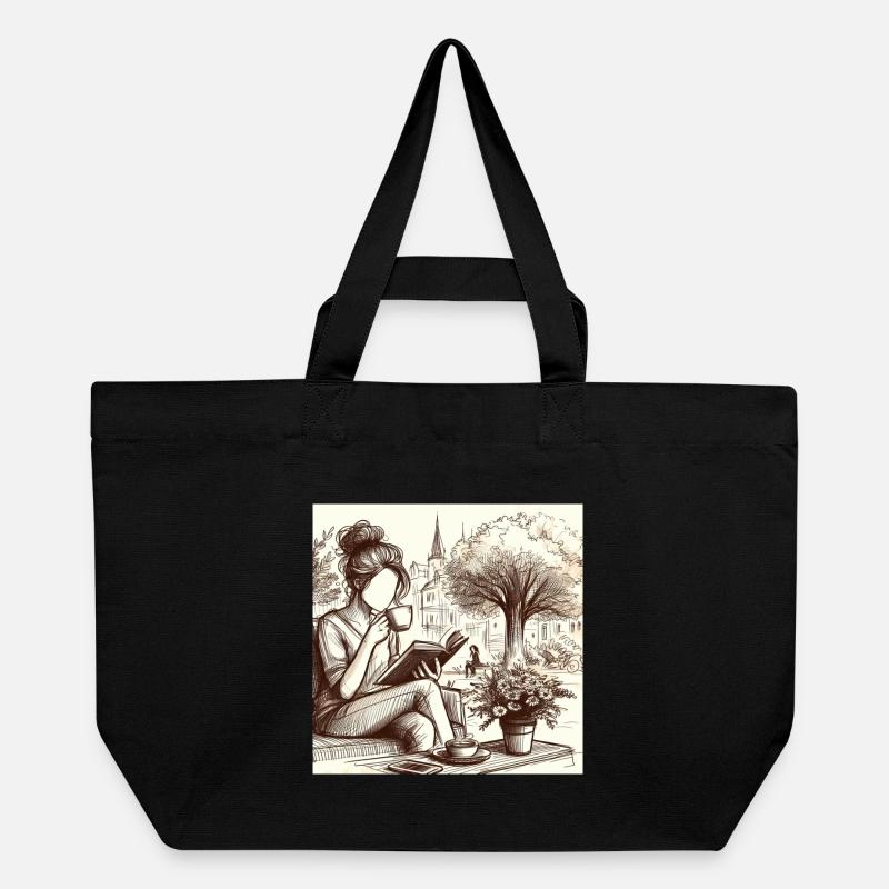Dorfgemütlichkeit - Recycelte Shopping Bag von Stanley/Stella - Schwarz