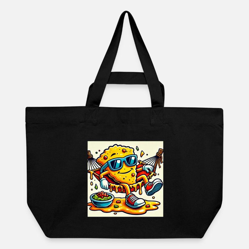 Nacho Every Day – Chill Snack Vibes - Recycled Shopping Bag Stanley/Stella - black