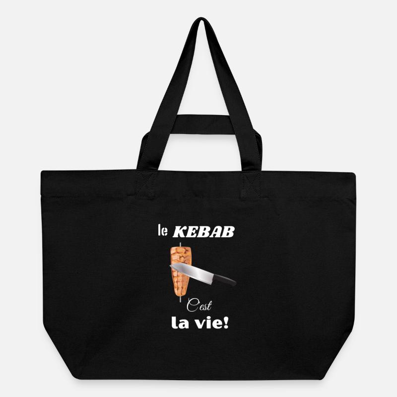 Kebab Sur Broche Cest La Vie - Cabas recyclé Stanley/Stella - noir