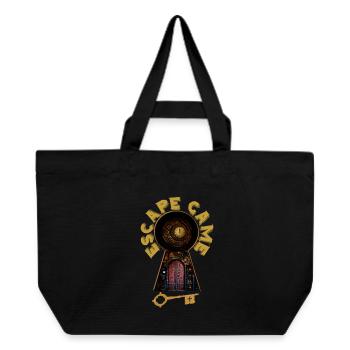 ESCAPE SPIEL SERRURRE TOR ZEIT - Recycelte Shopping Bag von Stanley/Stella - Schwarz - Vorne