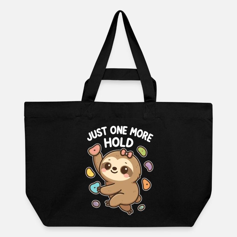 Paresseux de Kawaii en bloc – Juste une prise de plus - Cabas recyclé Stanley/Stella - noir