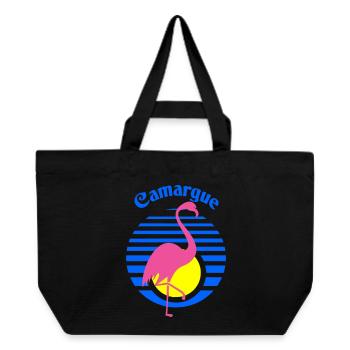 Camargue - Recycled Shopping Bag Stanley/Stella - black - Front