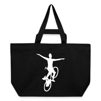 Artistic cycling, artistic cycling, indoor cycling - Recycled Shopping Bag Stanley/Stella - black - Front
