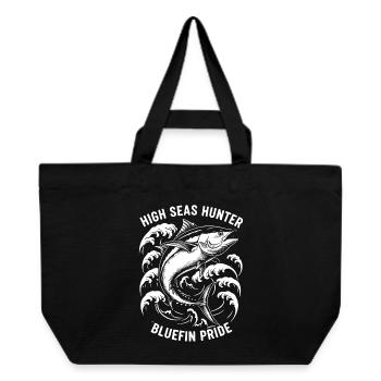 Sea Fishing Tuna Bluefin Hunter - Recycled Shopping Bag Stanley/Stella - black - Front