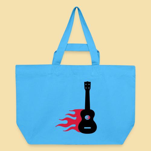 Burning Uke / Rockabilly Ukulele - Recycelte Shopping Bag von Stanley/Stella