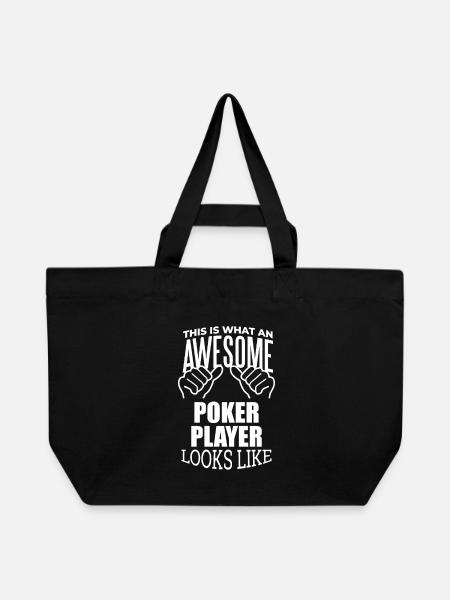 Poker Poker Poker - Recycelte Shopping Bag von Stanley/Stella - Schwarz