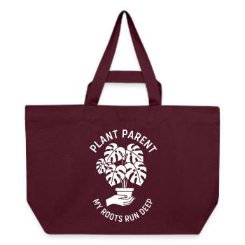 Plante Monstera Parents Plant Jungle Urbaine - Cabas recyclé Stanley/Stella - bordeaux - Devant