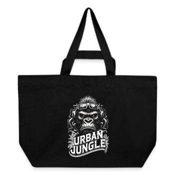 Urban Jungle Logo - Cabas recyclé Stanley/Stella - noir - Devant