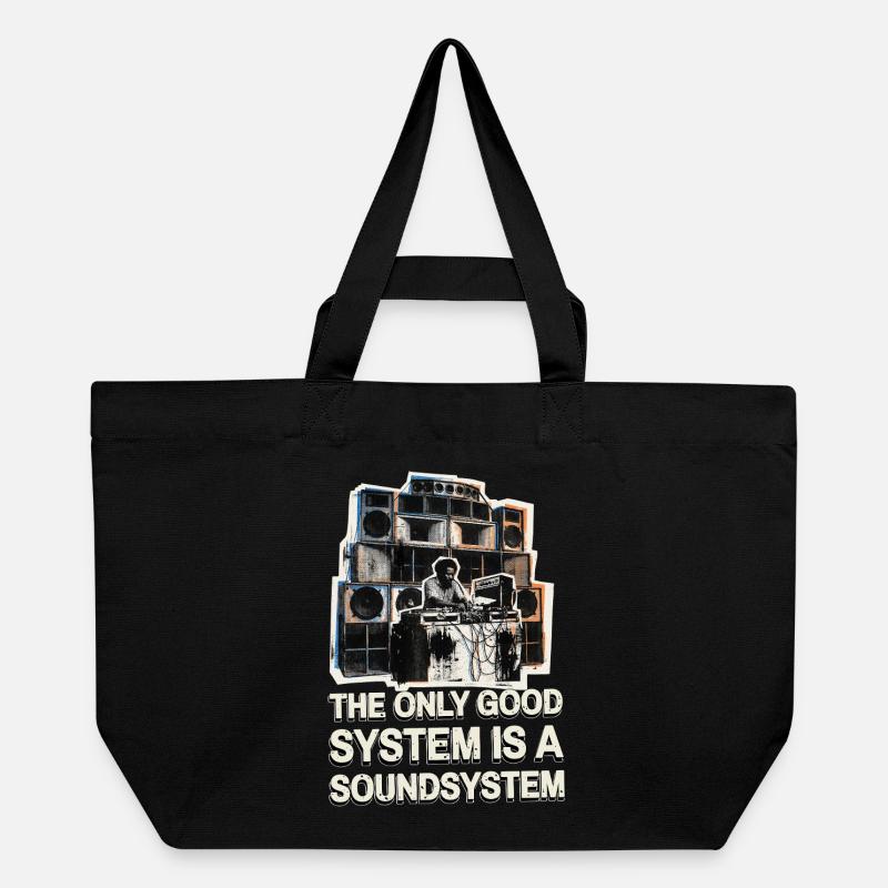 Doublage Soundsystem - Cabas recyclé Stanley/Stella - noir
