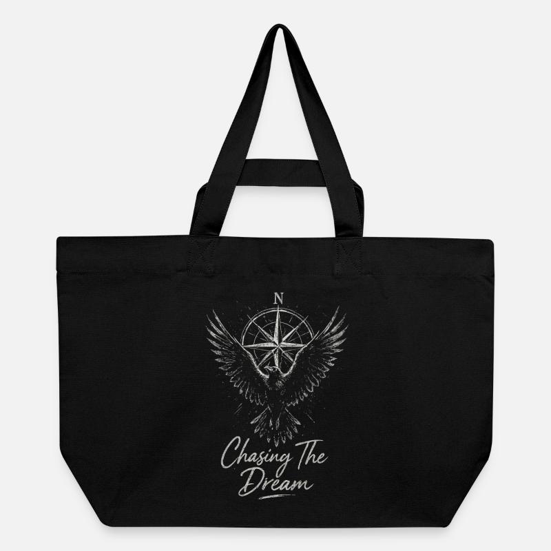 Dream Hunt Boussole Wing - Cabas recyclé Stanley/Stella - noir