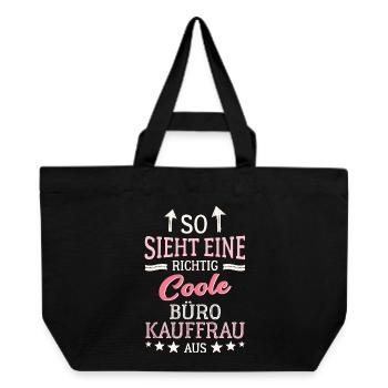 Cool office clerk for office management - Recycled Shopping Bag Stanley/Stella - black - Front