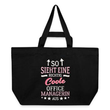Cool Office Manager Team Leadership Office - Recycled Shopping Bag Stanley/Stella - black - Front