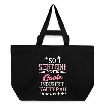 Cool industrial clerk - Recycled Shopping Bag Stanley/Stella - black - Front