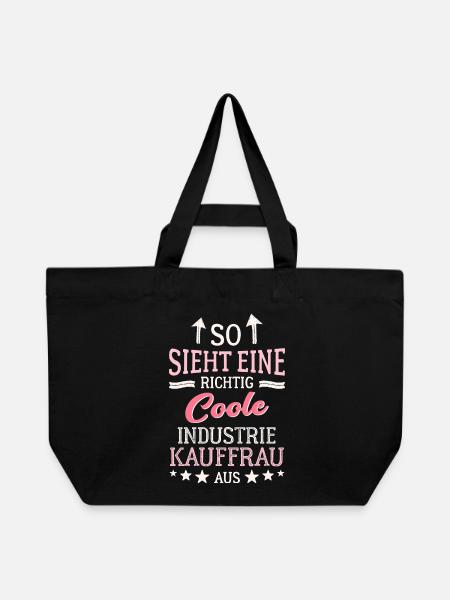 Cool industrial clerk - Recycled Shopping Bag Stanley/Stella - black
