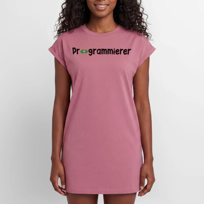 Programmierer Developer Webentwickler Skripting Frauen Premium Organic T-Shirt Kleid