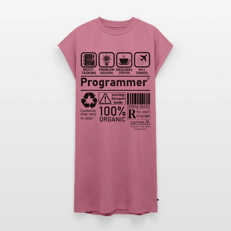 Programmer multi tasking problem solving requires Frauen Premium Organic T-Shirt Kleid