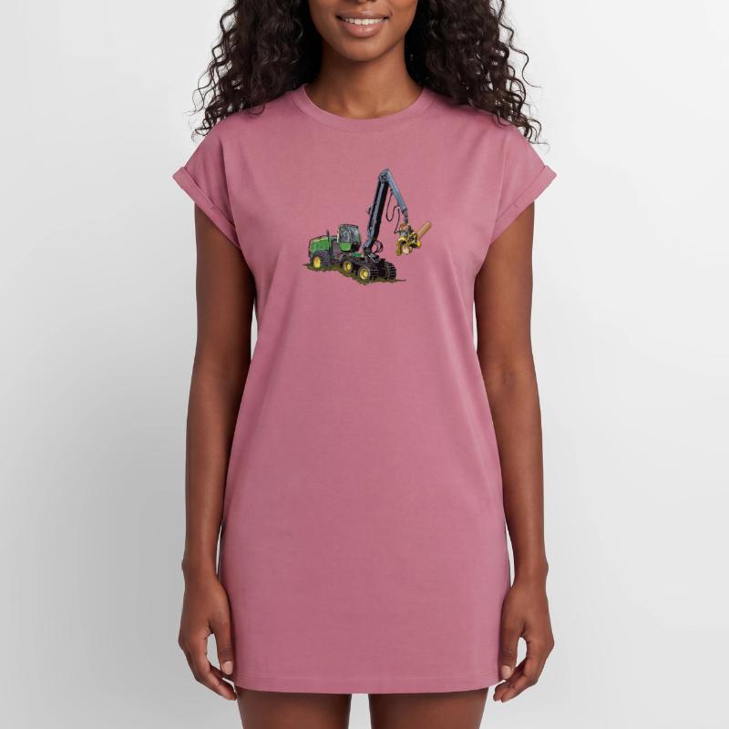 Moissonneuse-batteuse, Moissonneuse-batteuse Robe T-shirt femme Premium en coton bio