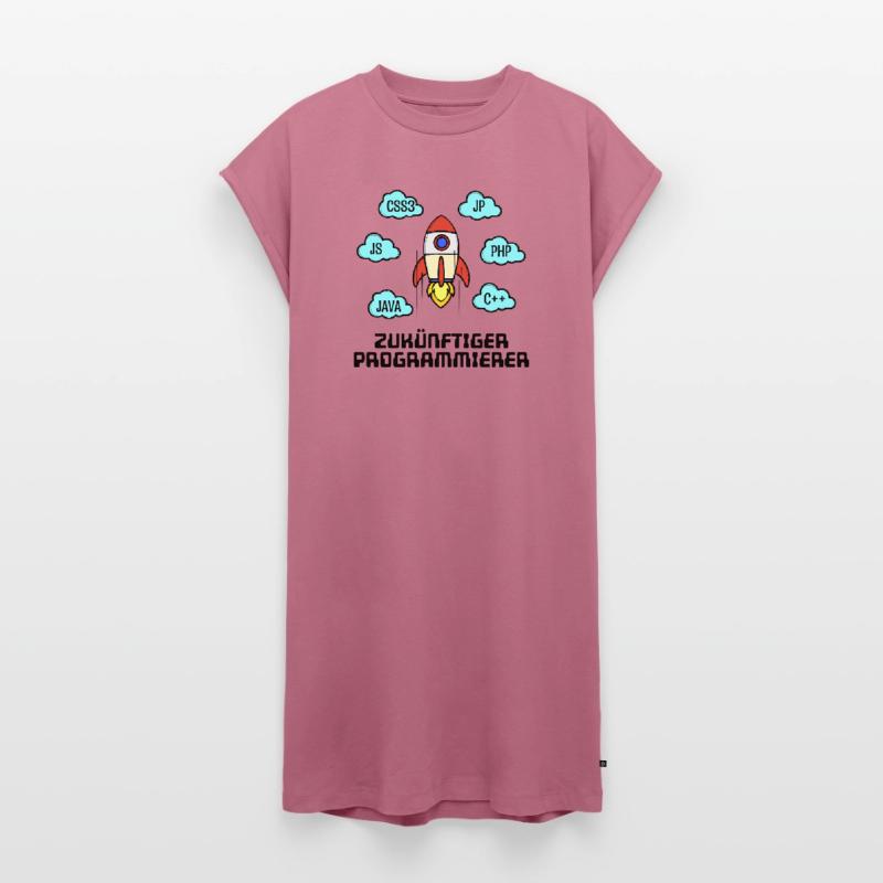 Développeur de code CSS Programmeur C++ Java Php Robe T-shirt femme Premium en coton bio