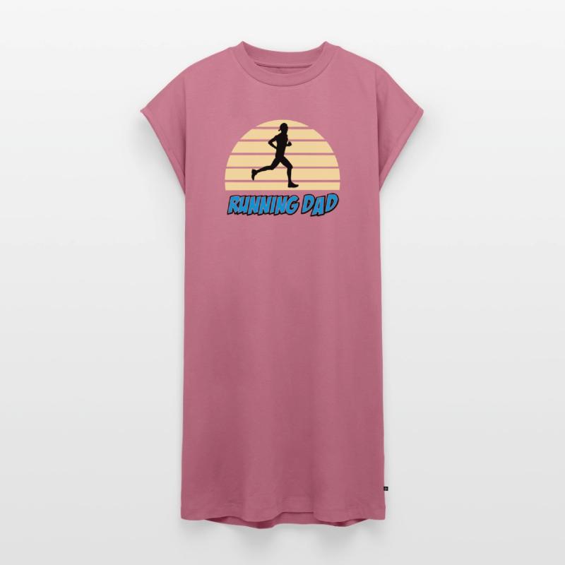 Running dad Robe T-shirt femme Premium en coton bio