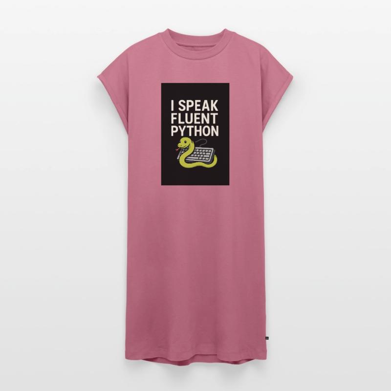 Python-Codierungsschlange Frauen Premium Organic T-Shirt Kleid