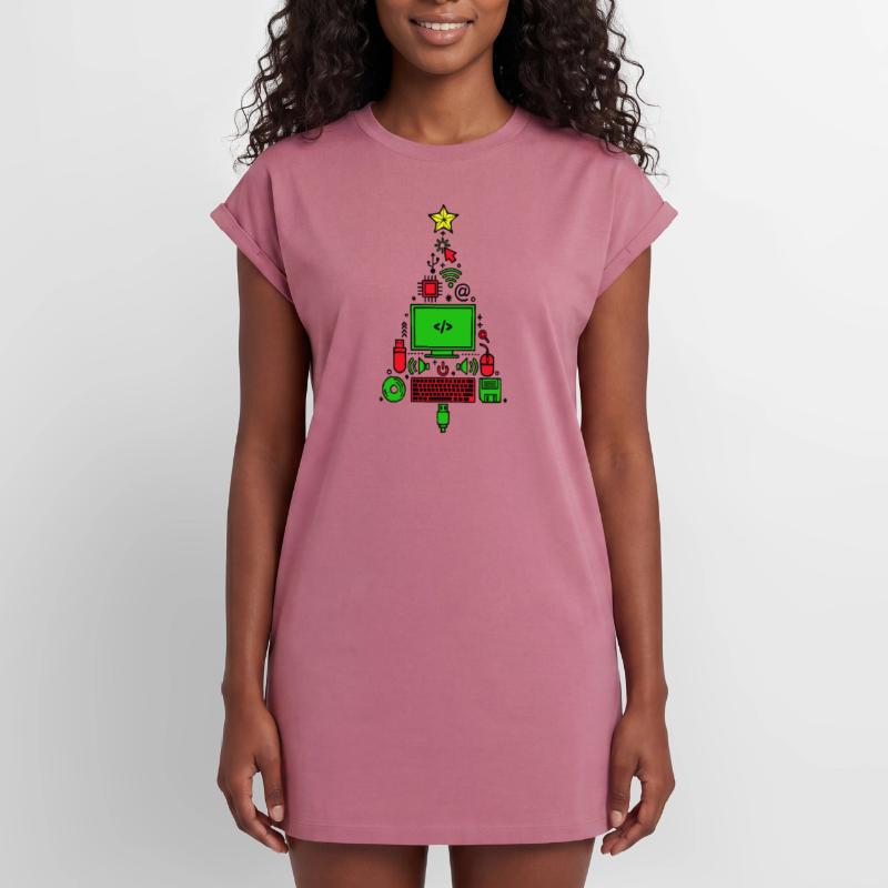 Code Computer Code Debug Scripting Programmer Women's Premium Organic T-Shirt Dress