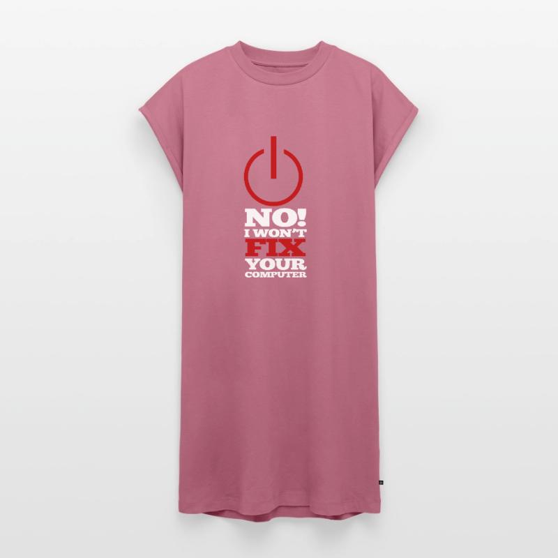 Computer Programm Code Nerd Script Hacker Frauen Premium Organic T-Shirt Kleid