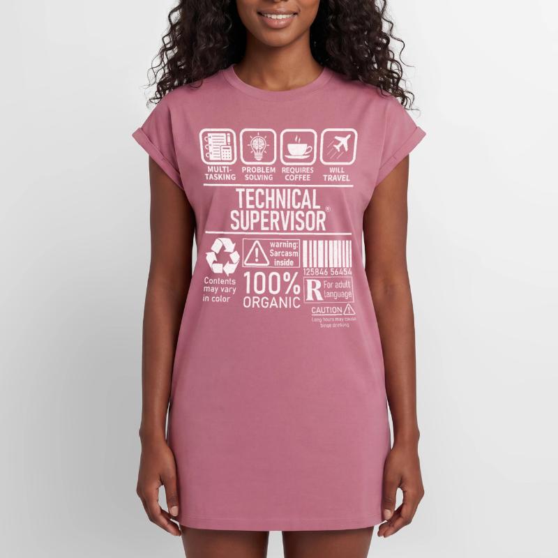 Technical Supervisor multi tasking problem solving Women's Premium Organic T-Shirt Dress