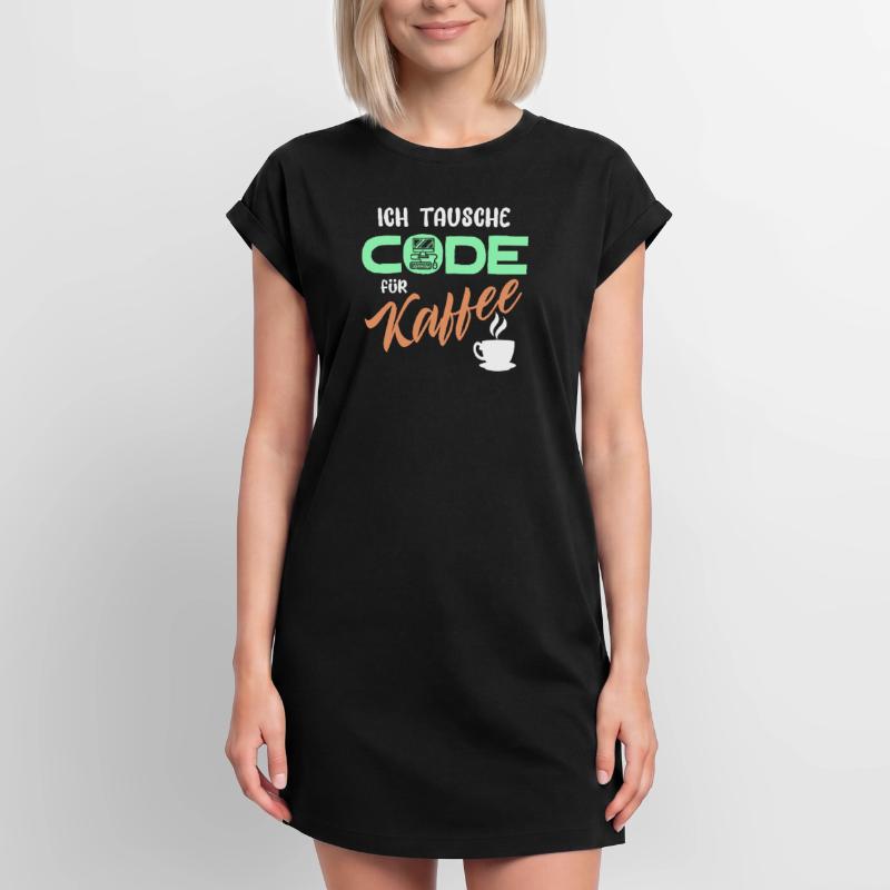 Code Developer Statement Programmer Computer Women's Premium Organic T-Shirt Dress
