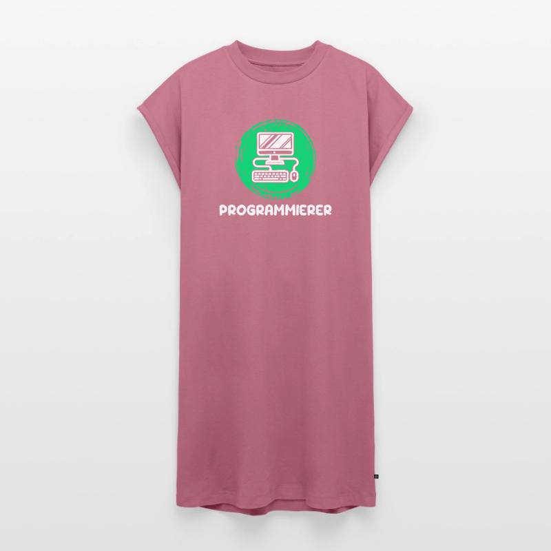 Computer Freak Scripting Developer Programmer Women's Premium Organic T-Shirt Dress