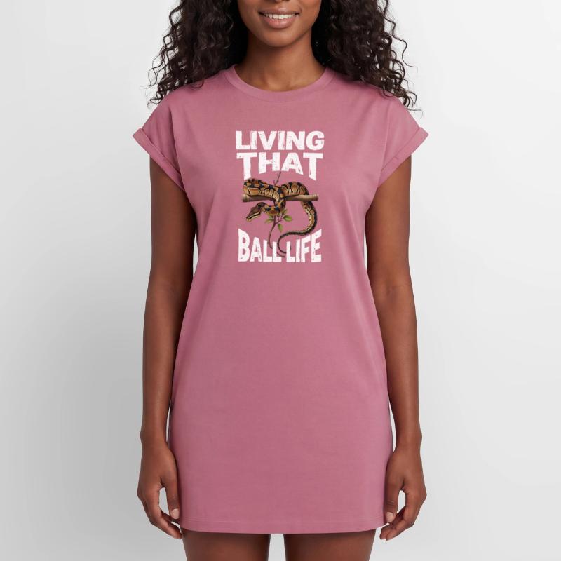 King Python Snakes Lover Terrarium Python Women's Premium Organic T-Shirt Dress