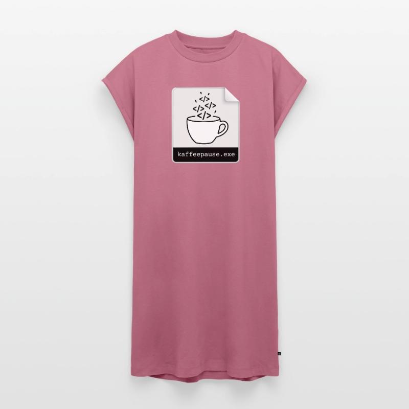Kaffeepause.exe - IT Programmieren Informatik Code Frauen Premium Organic T-Shirt Kleid
