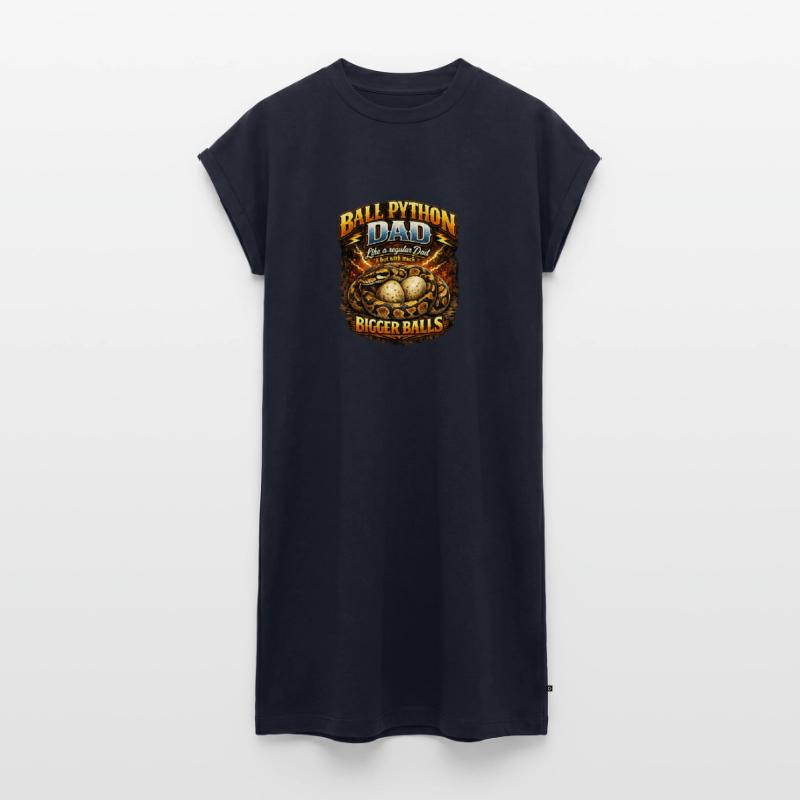 Python roi python Papa Œufs plus gros propriétaire de roi python Robe T-shirt femme Premium en coton bio