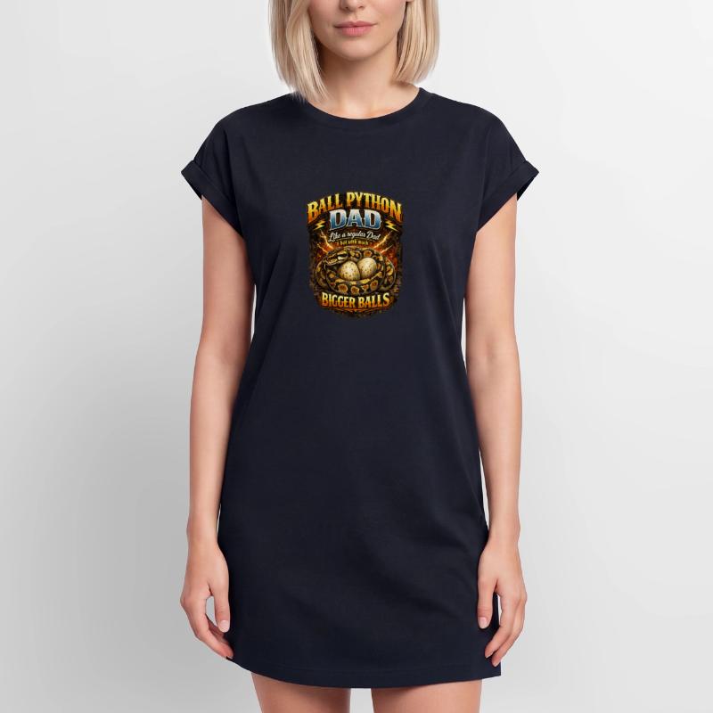Python roi python Papa Œufs plus gros propriétaire de roi python Robe T-shirt femme Premium en coton bio