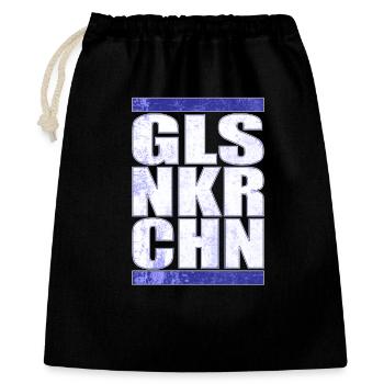 GLSNKRCHN Gelsenkirchen Schalke idée cadeau - Sac cadeau 40 x 50 cm - noir - Devant