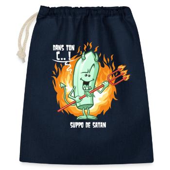 Satan suppo - Gift Bag 40 x 50 cm - navy - Front