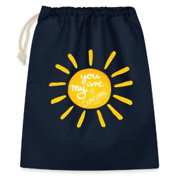 Sunshine; Sun - Gift Bag 40 x 50 cm - navy - Front