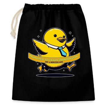 PROMU COORDINATEUR DU CHAOS - Sac cadeau 40 x 50 cm - noir - Devant